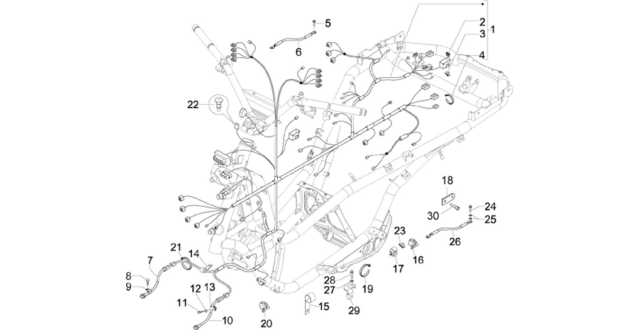 Main cable harness