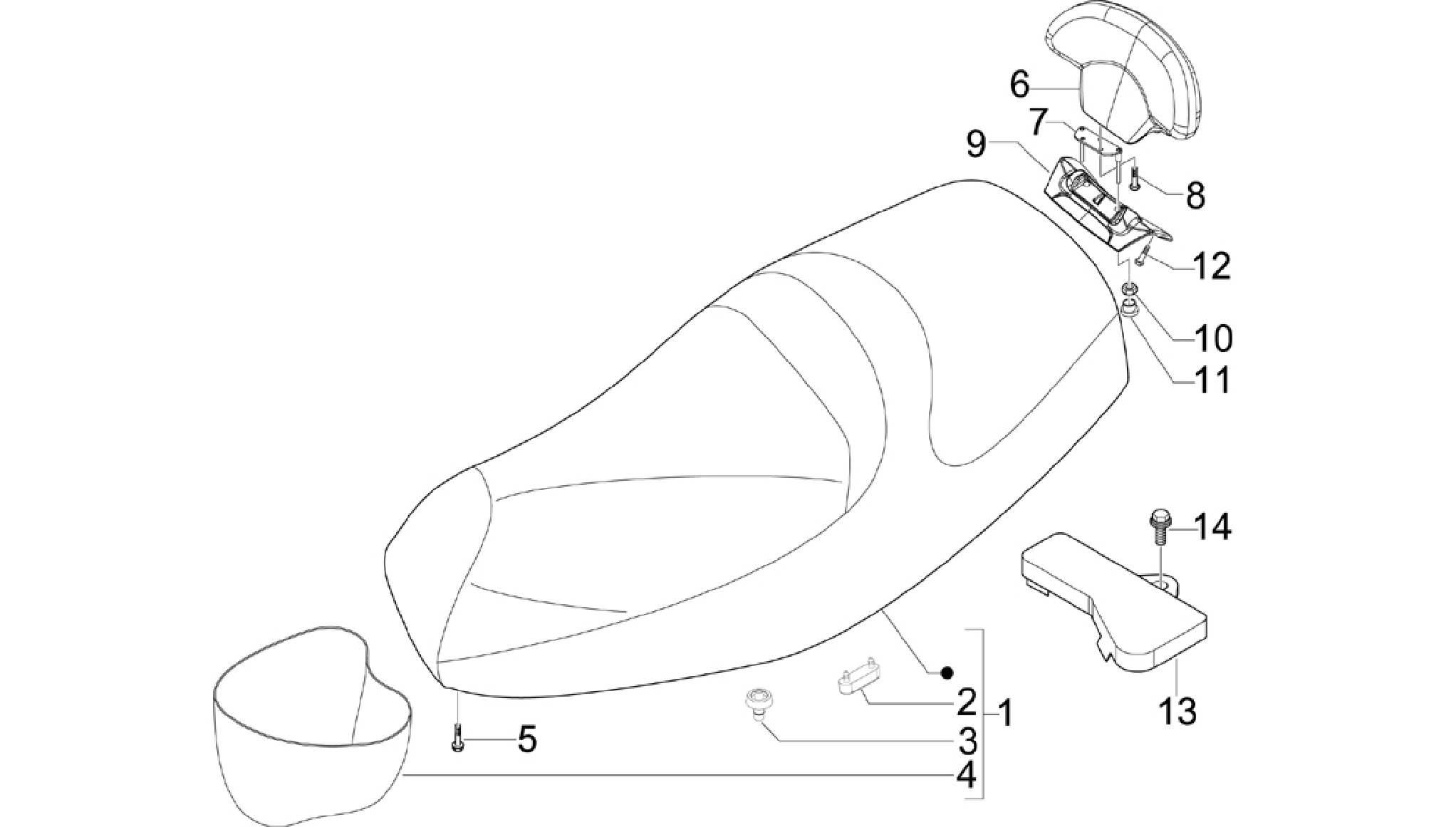 Saddle/seats