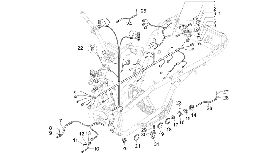 Main cable harness