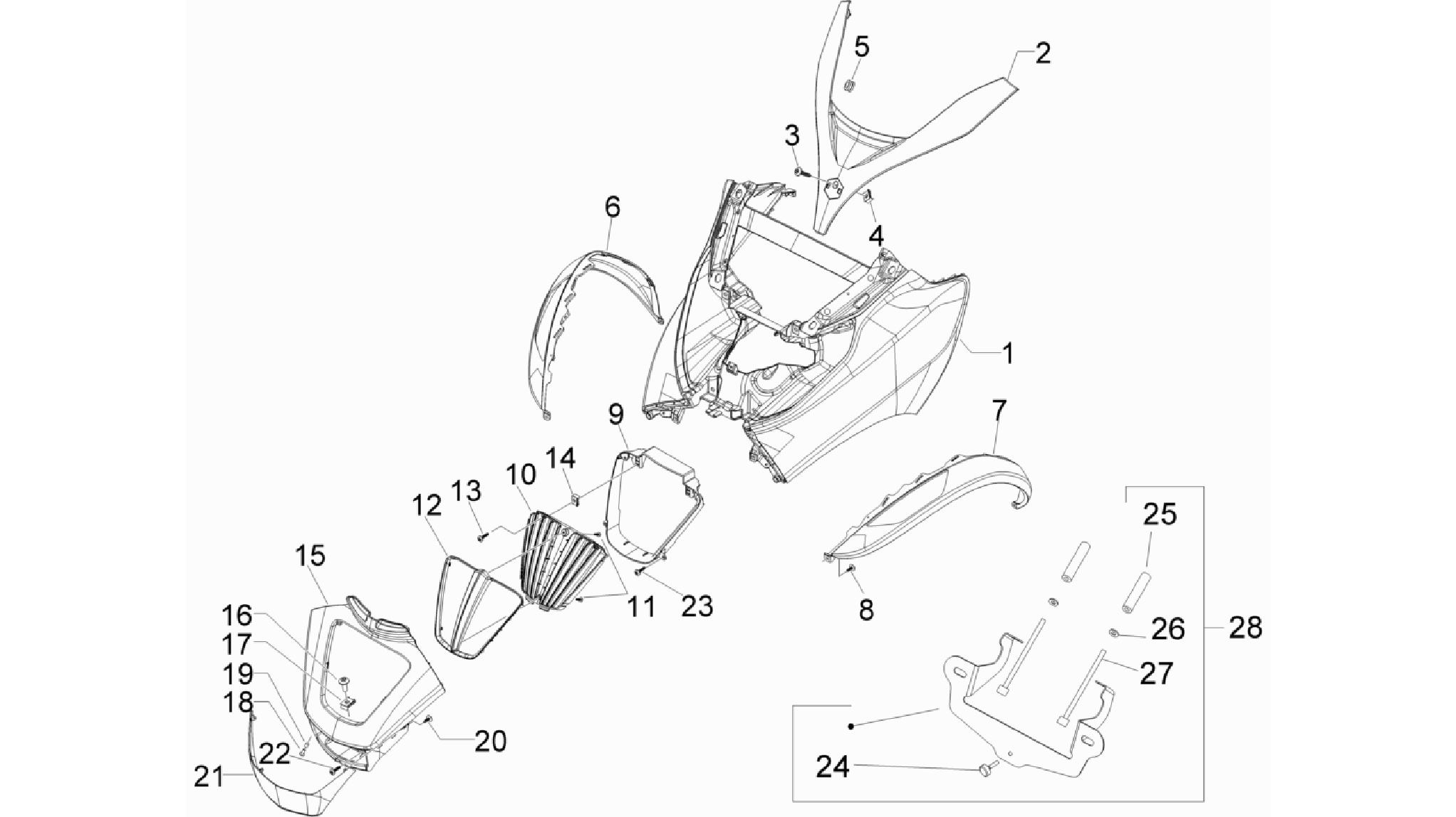 Front shield