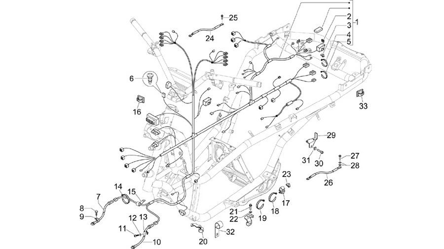 Main cable harness