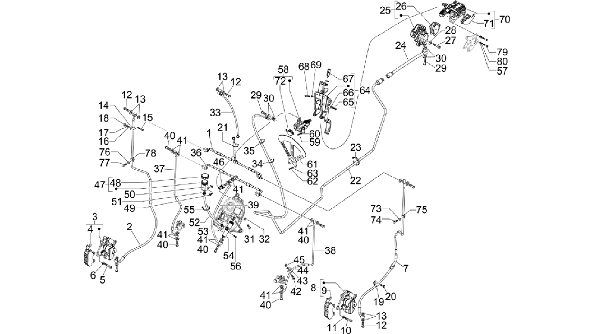 Brakes pipes - Calipers