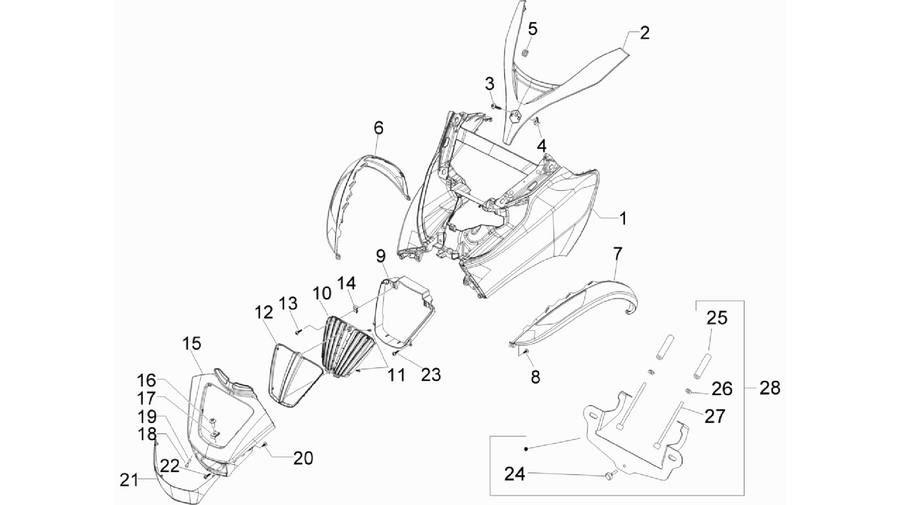 Front shield