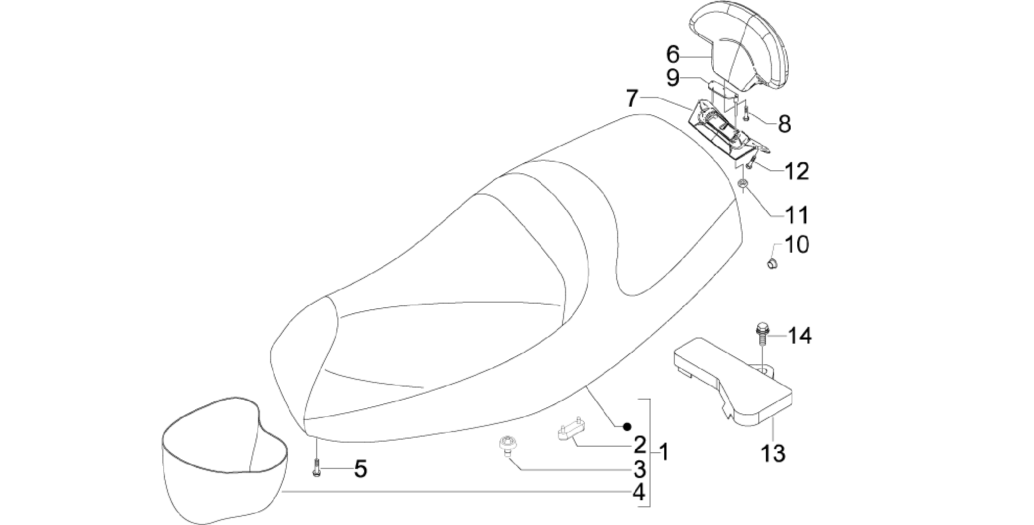 Saddle/seats