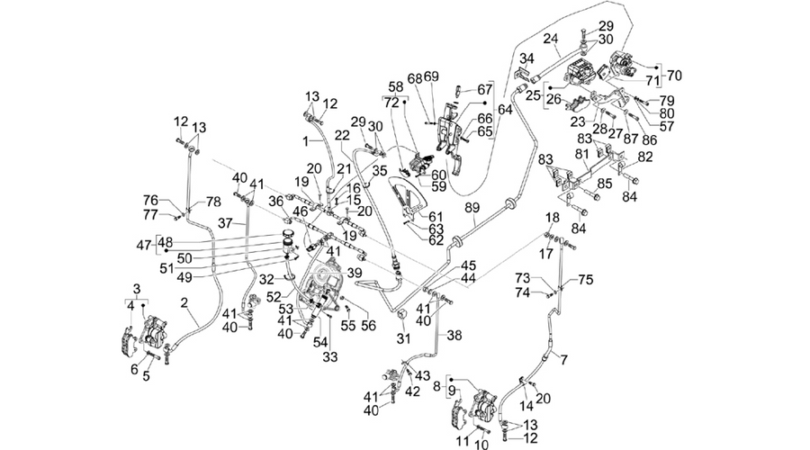 Brakes pipes - Calipers