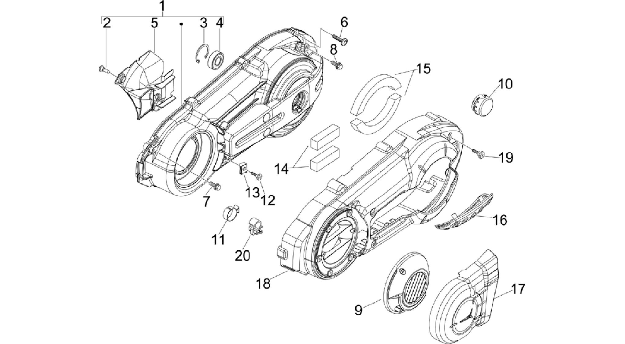 Crankcase cover - Crankcase cooling