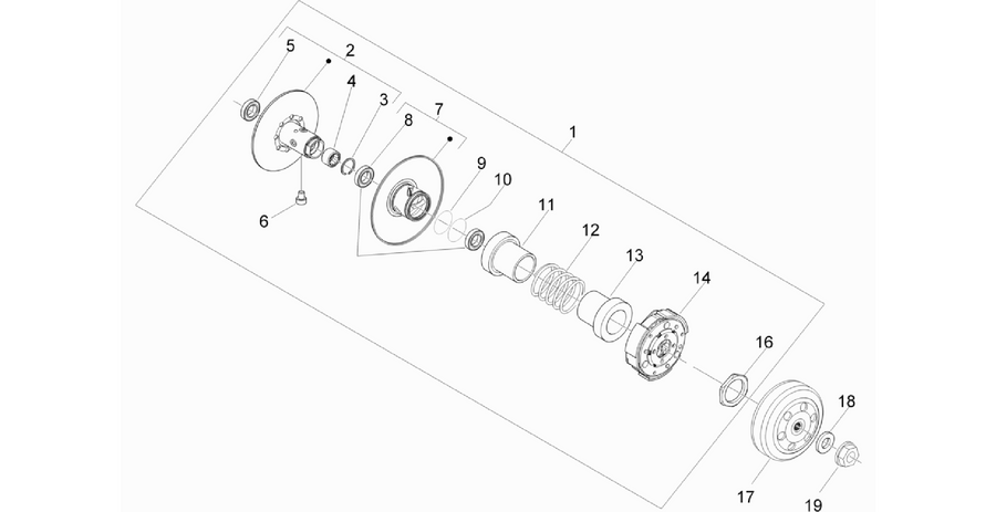 Driven pulley