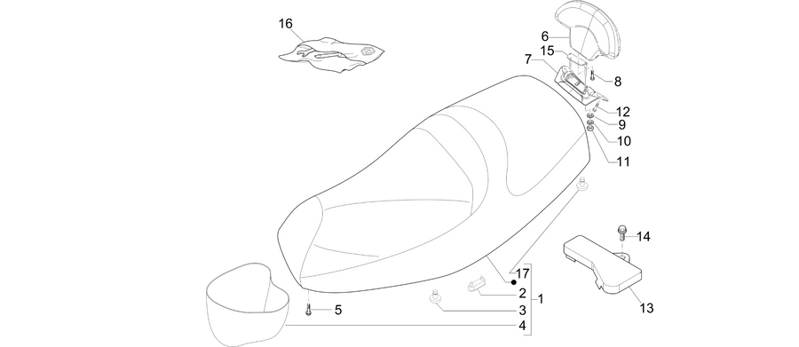 Saddle/seats