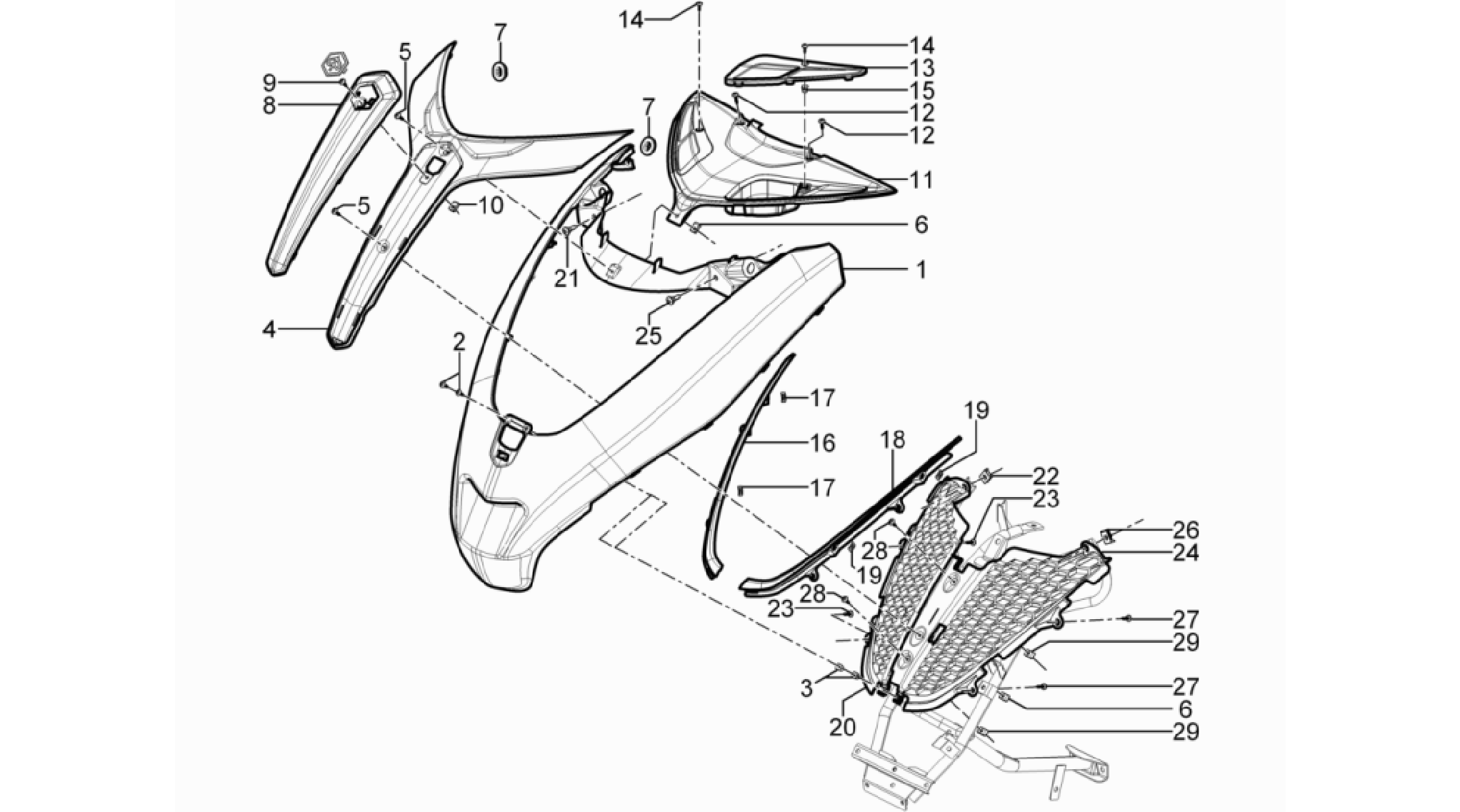 Front shield