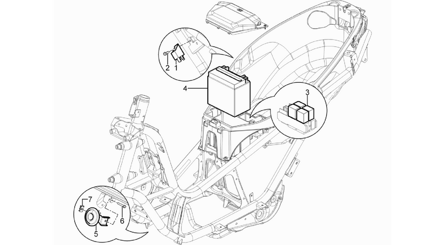 Remote control switches - Battery - Horn