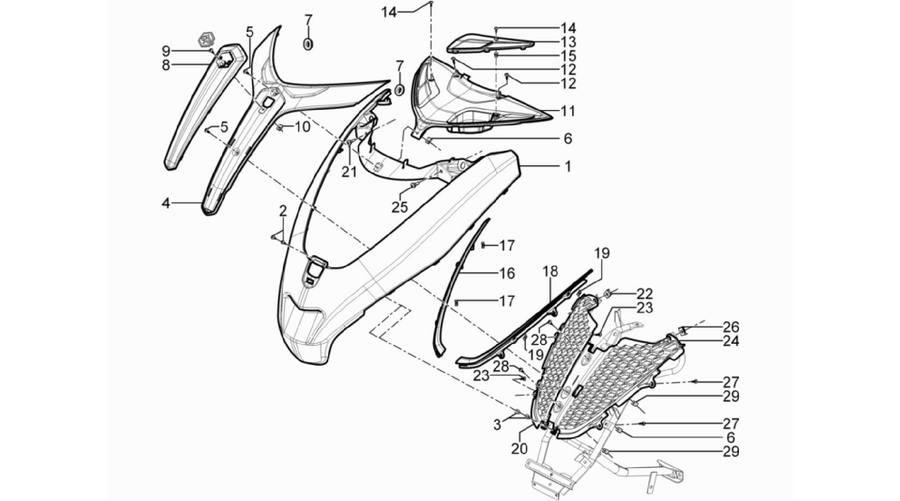 Front shield