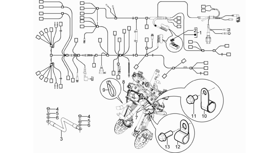 Main cable harness
