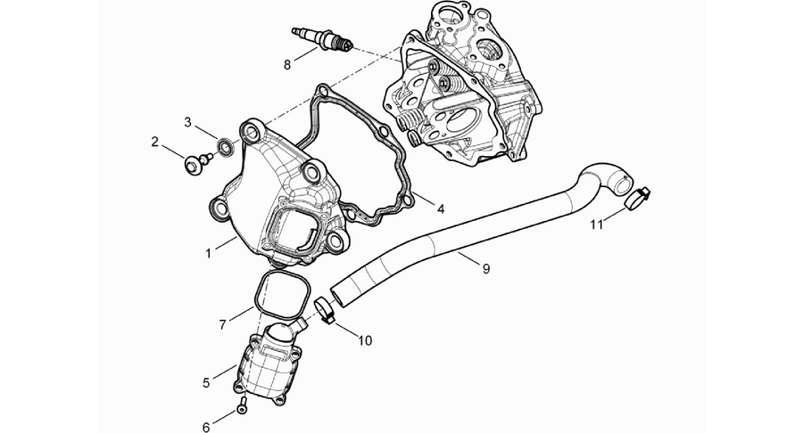 Cylinder head cover