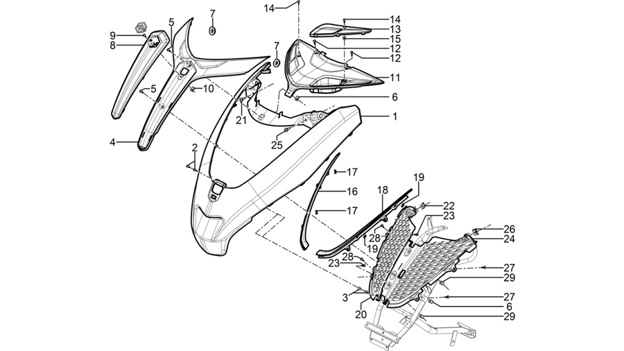 Front shield