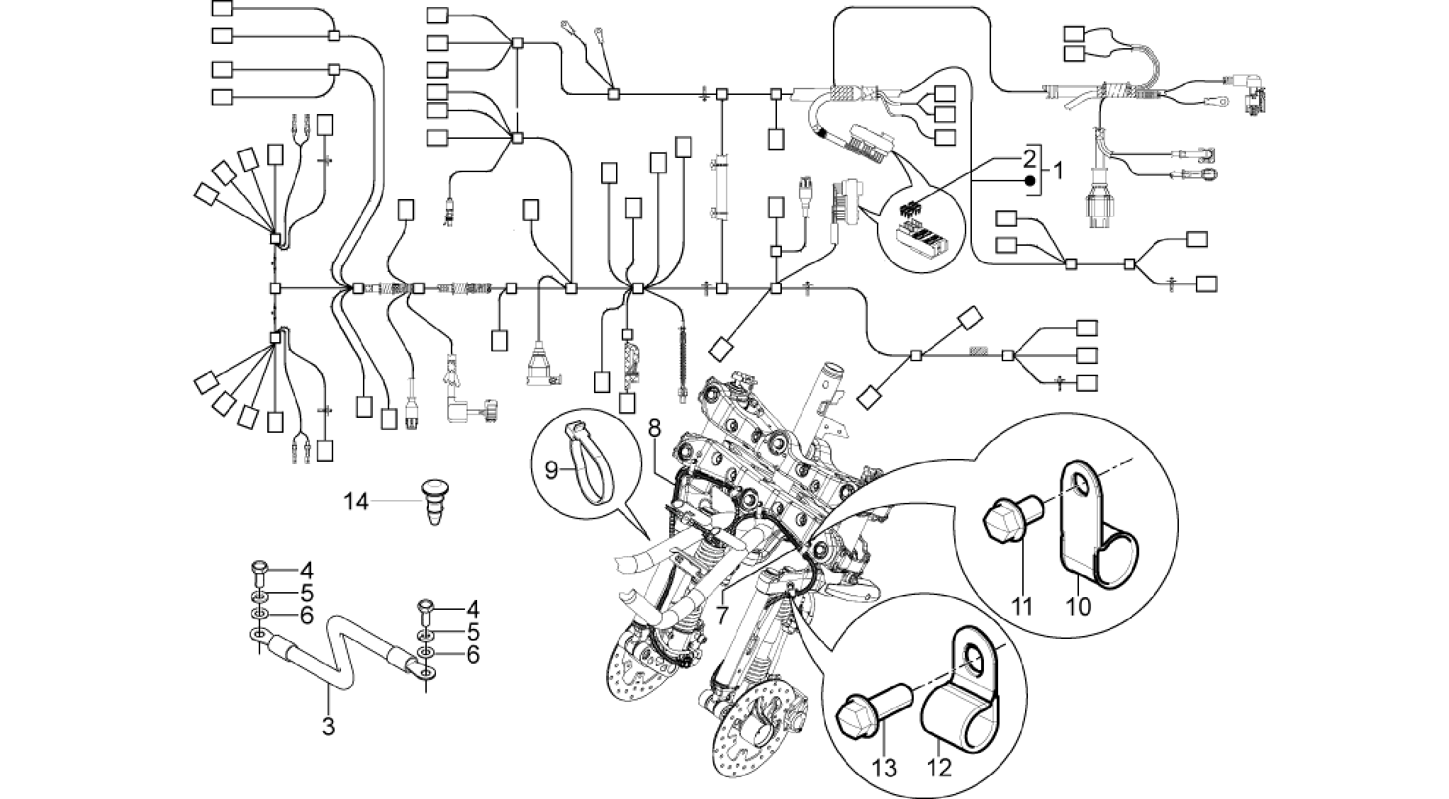 Main cable harness