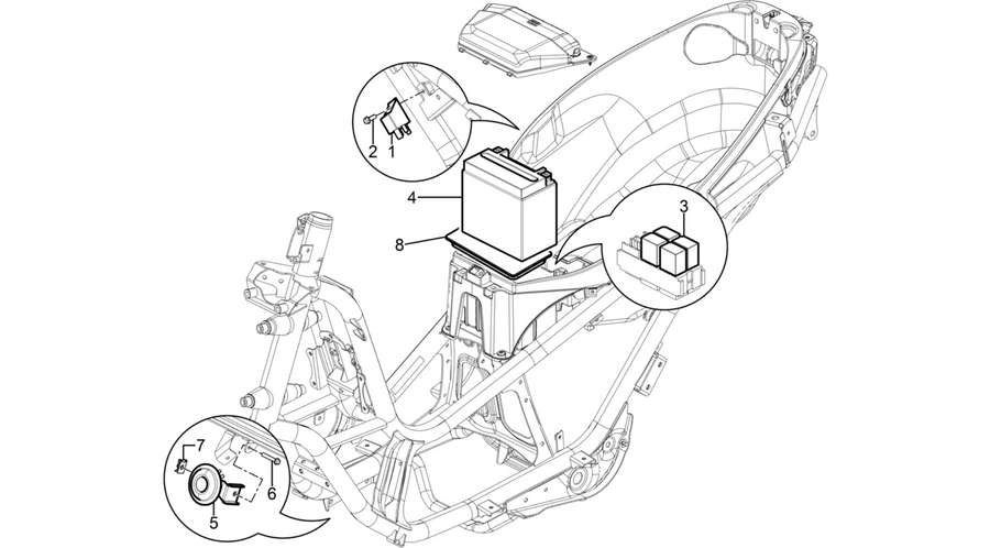 Remote control switches - Battery - Horn