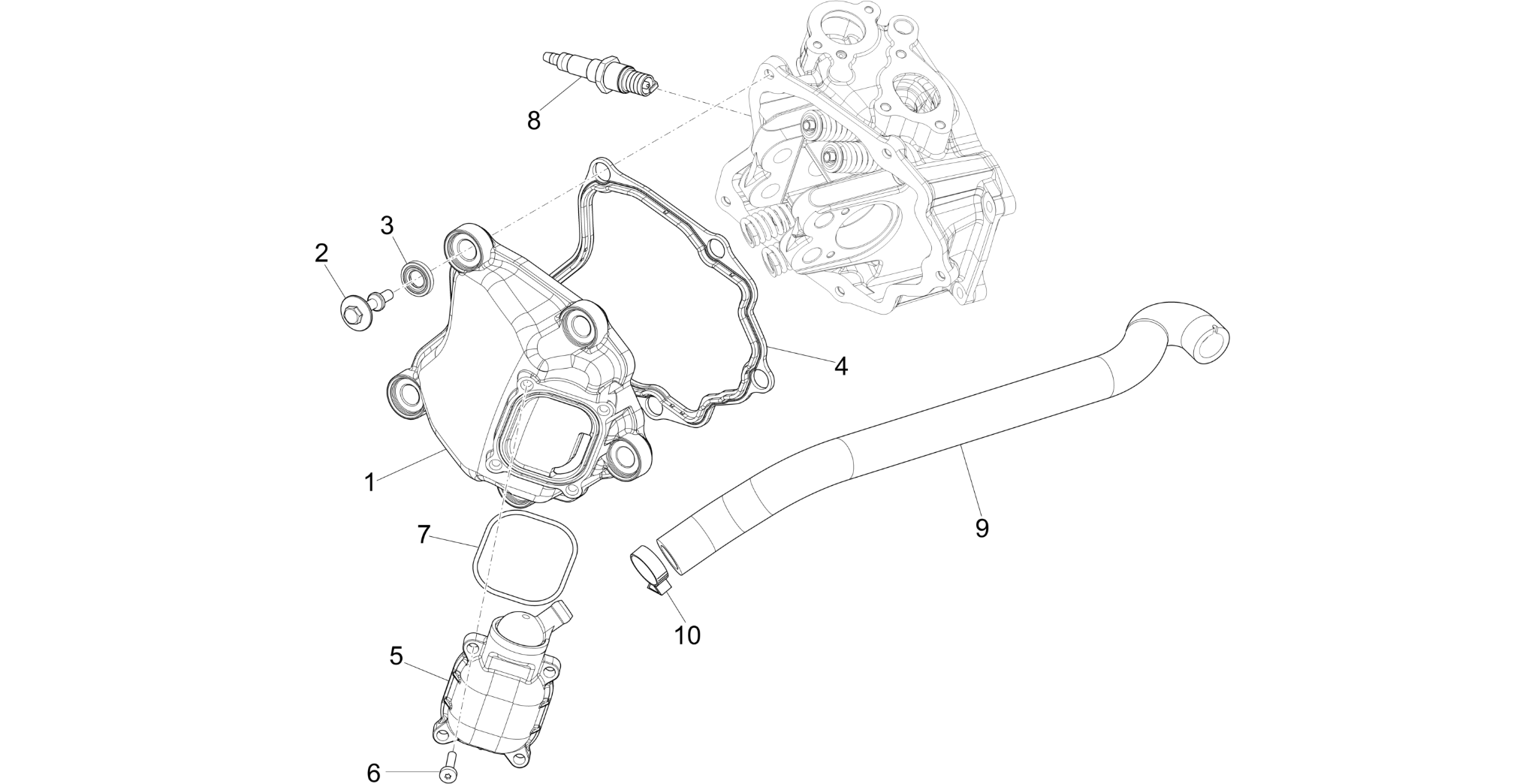 Cylinder head cover