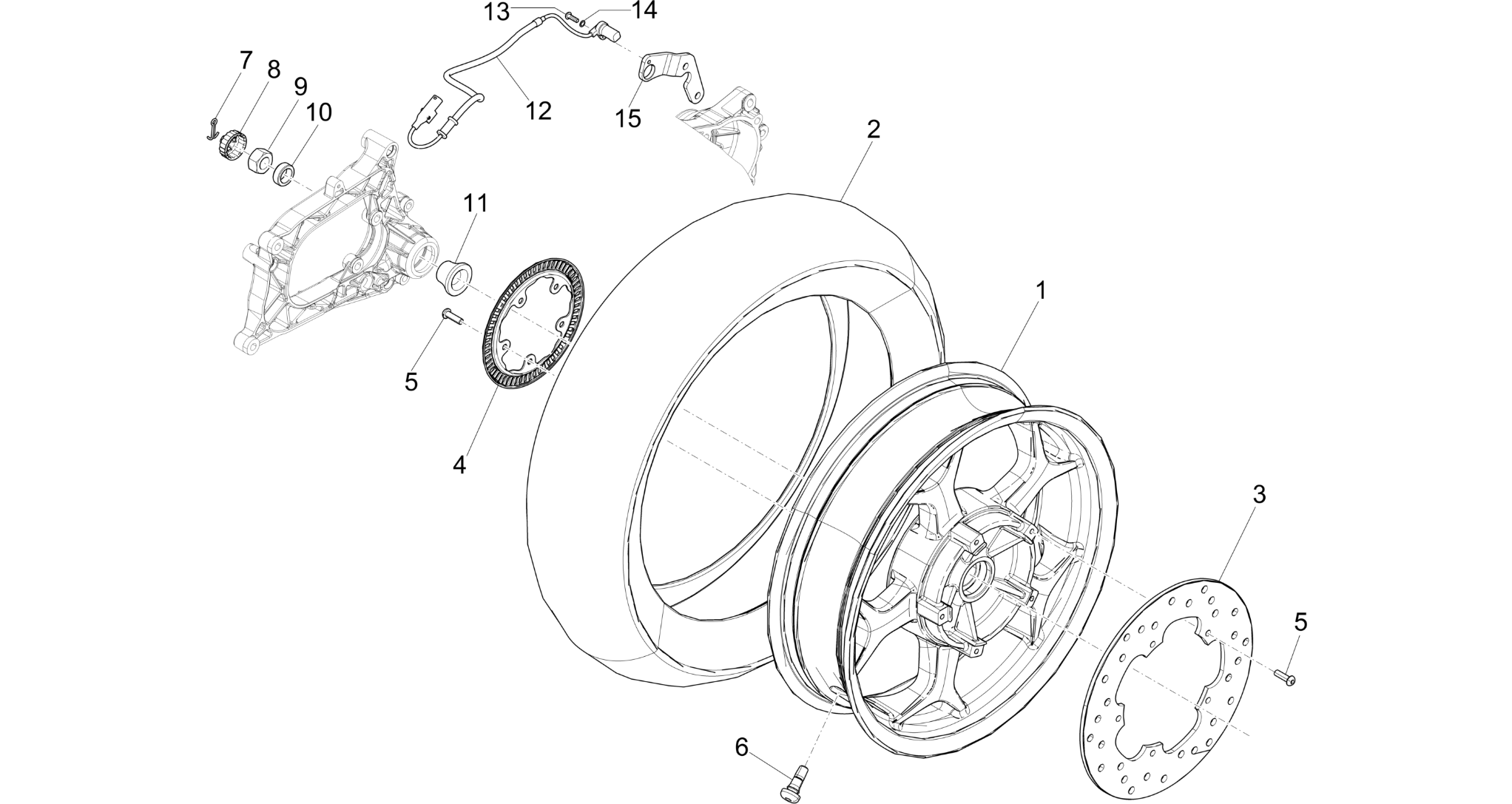 Rear wheel