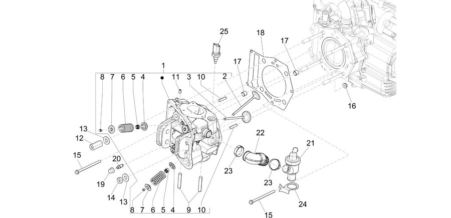 Head unit - Valve