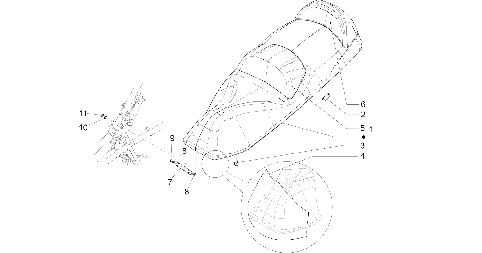 Saddle/seats