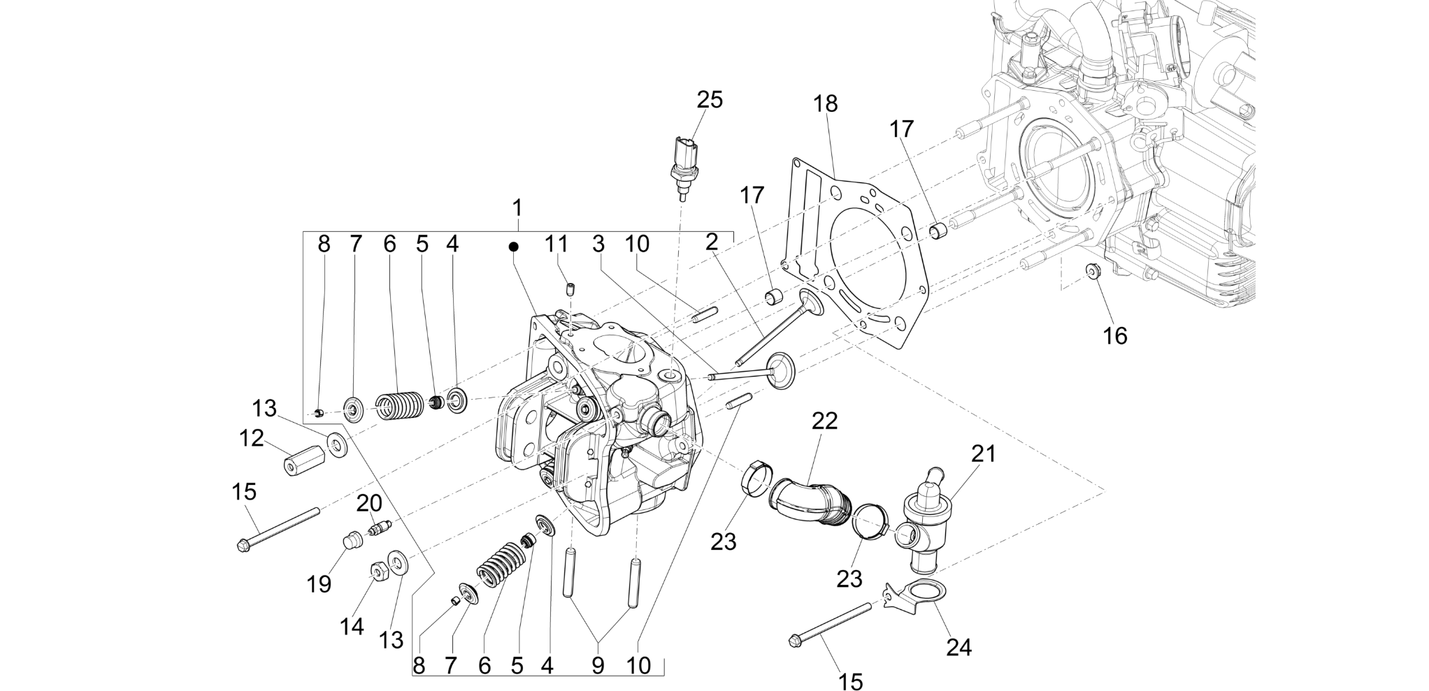 Head unit - Valve