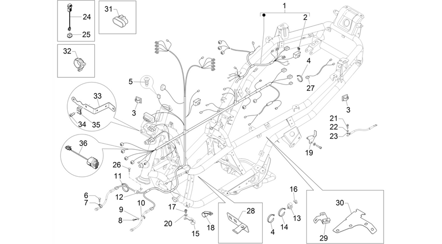 Main cable harness