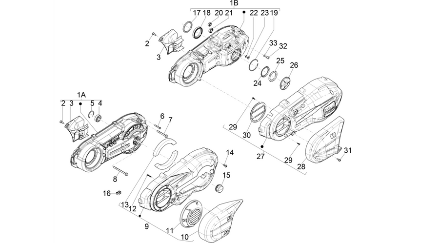 Crankcase cover - Crankcase cooling