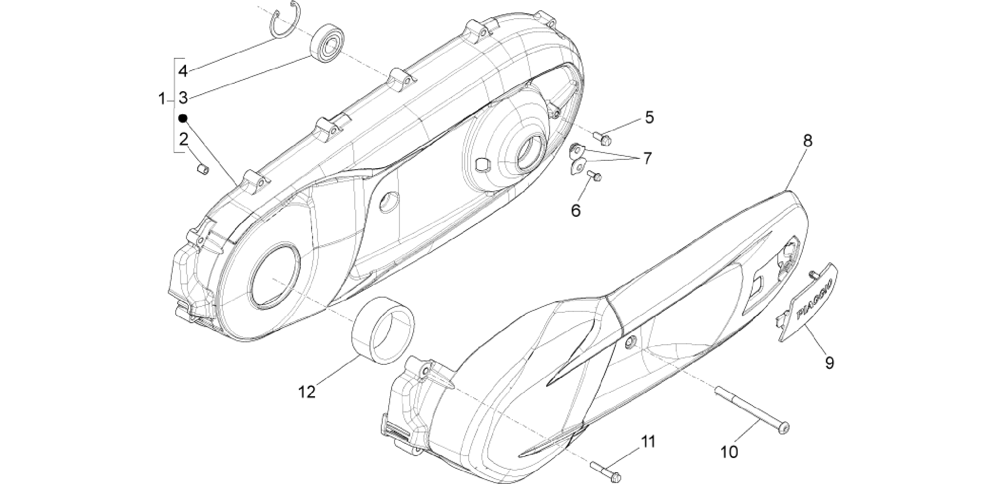 Crankcase cover - Crankcase cooling