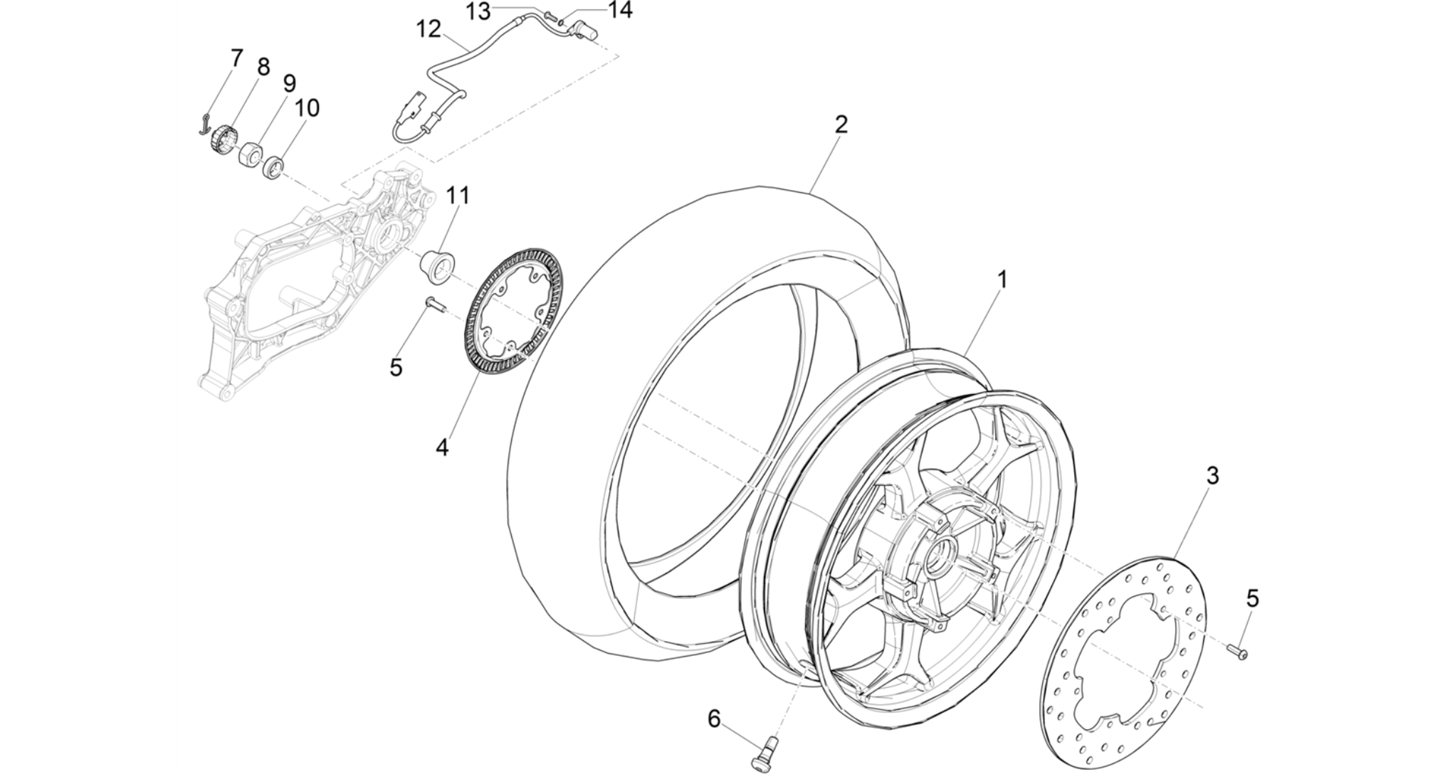 Rear wheel