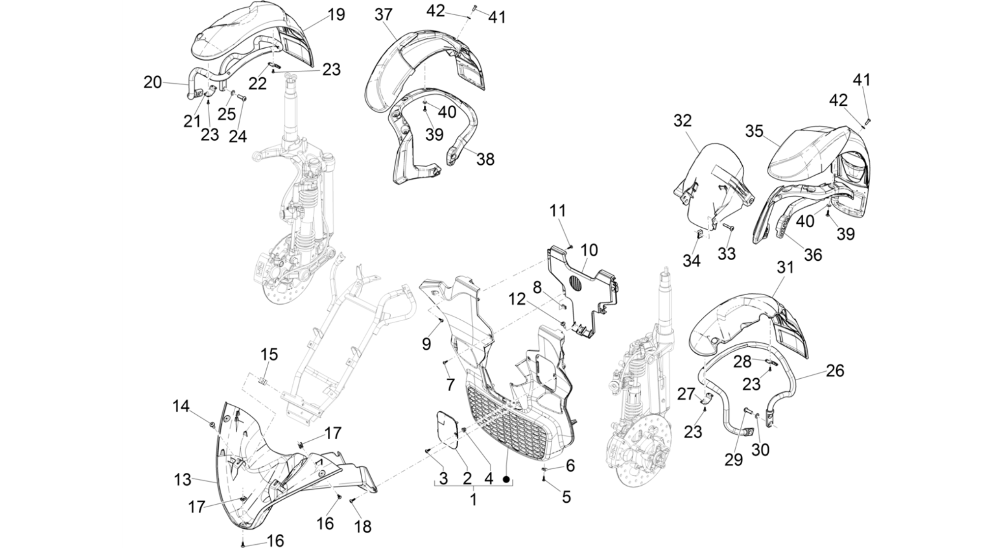 Wheel huosing - Mudguard