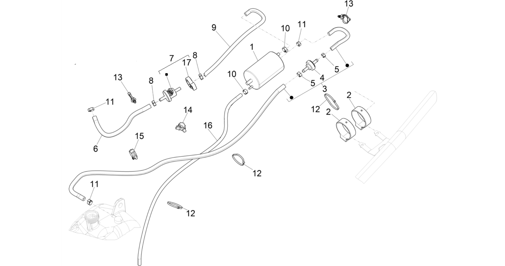 Anti-percolation system