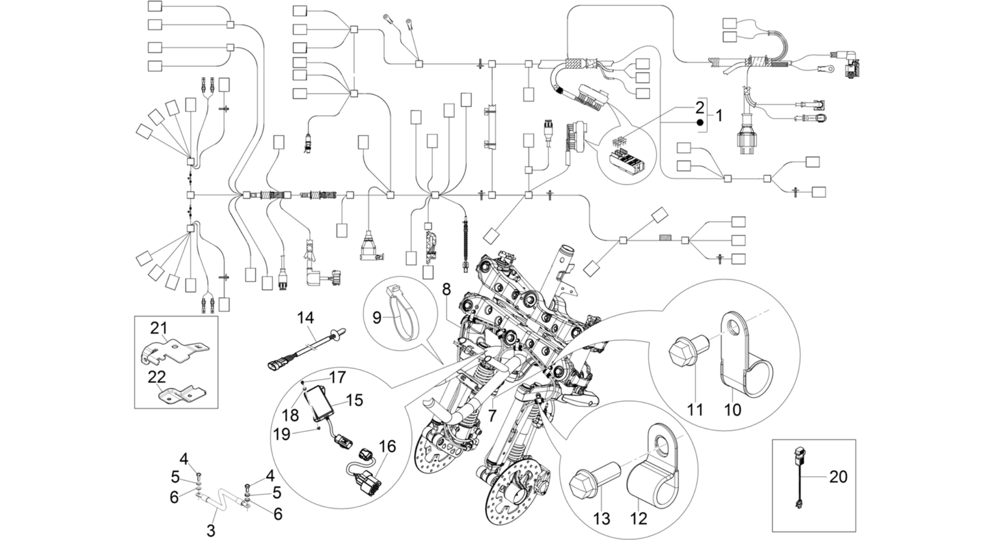 Main cable harness