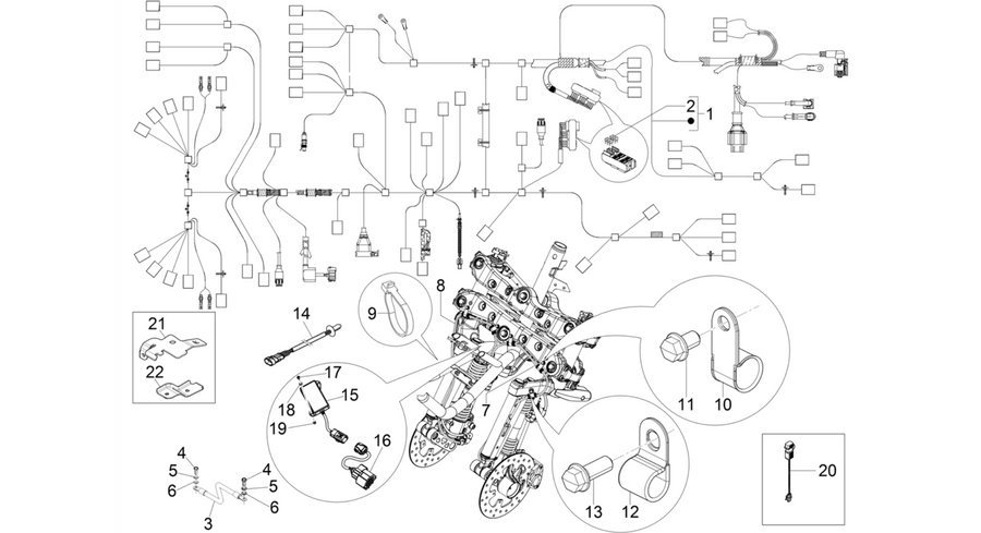 Main cable harness