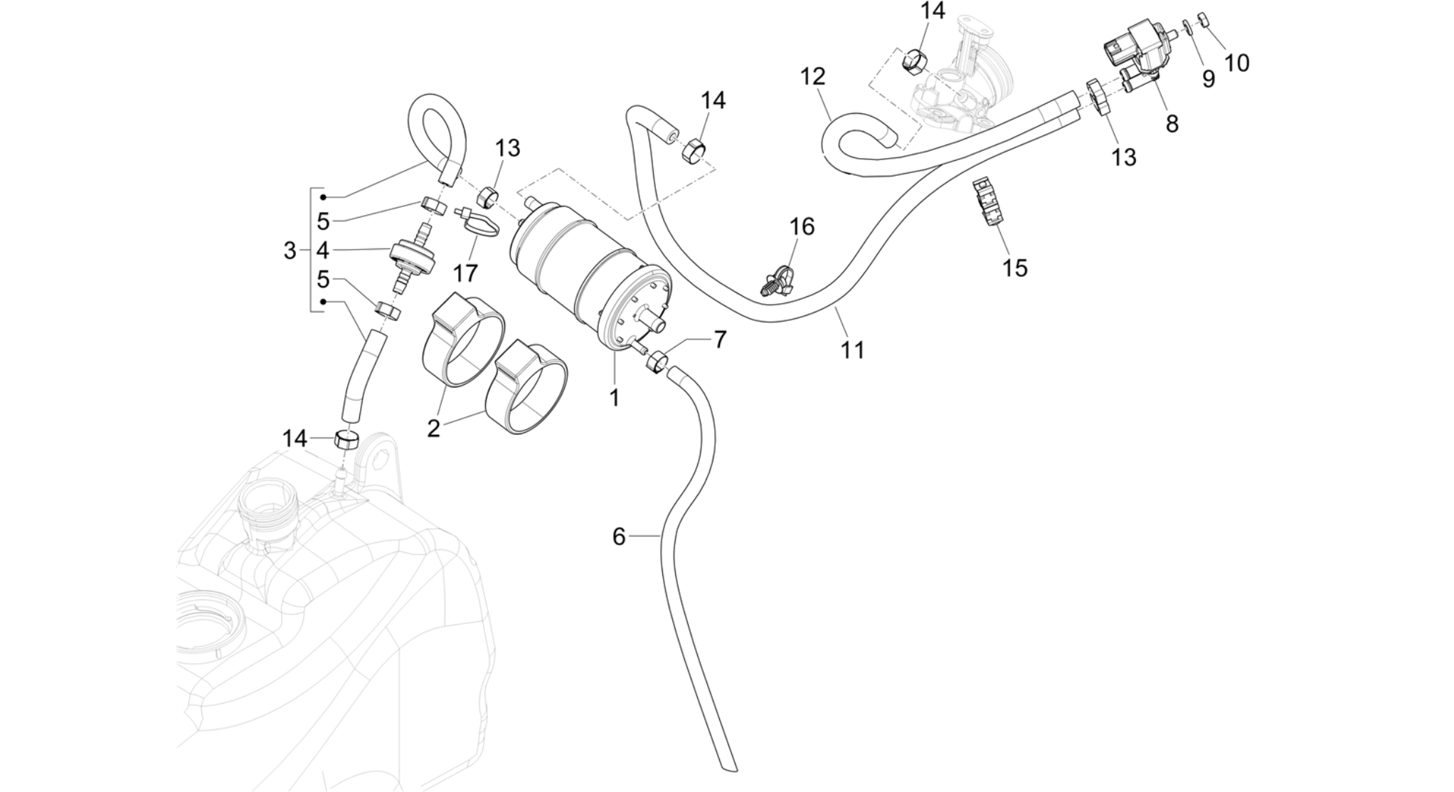Anti-percolation system