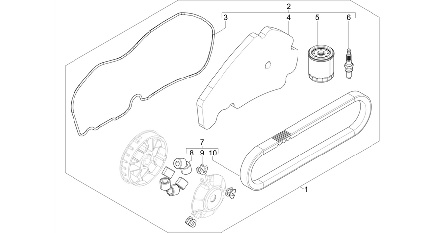 Complete wear and maintenance kit