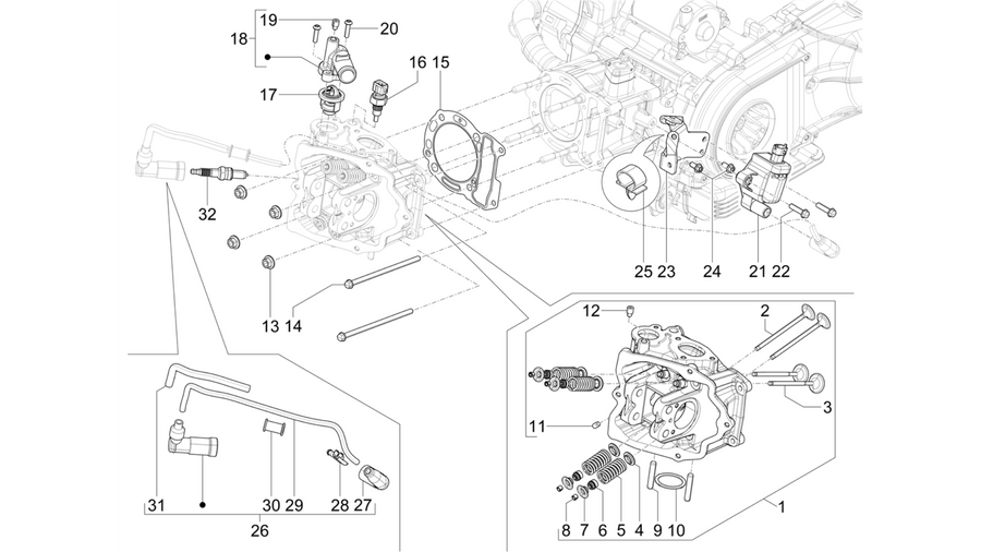 Head unit - Valve