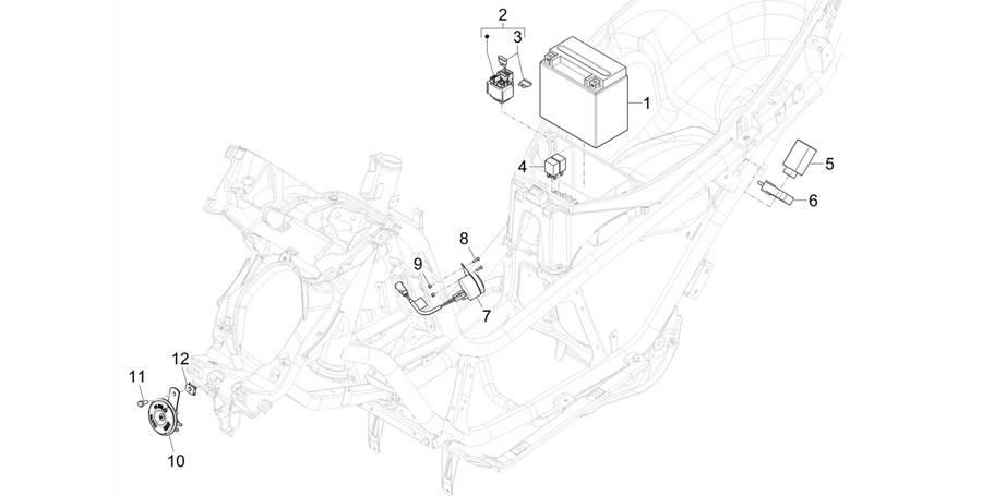 Remote control switches - Battery - Horn