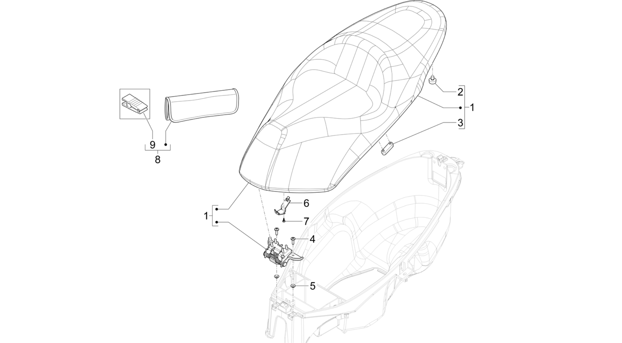 Saddle/seats