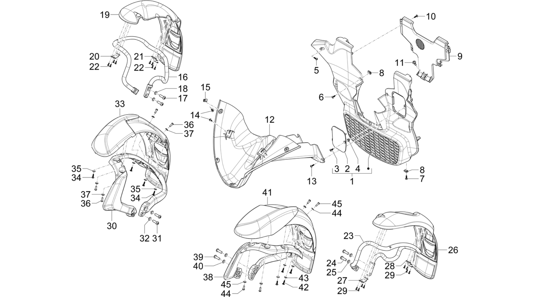 Wheel huosing - Mudguard