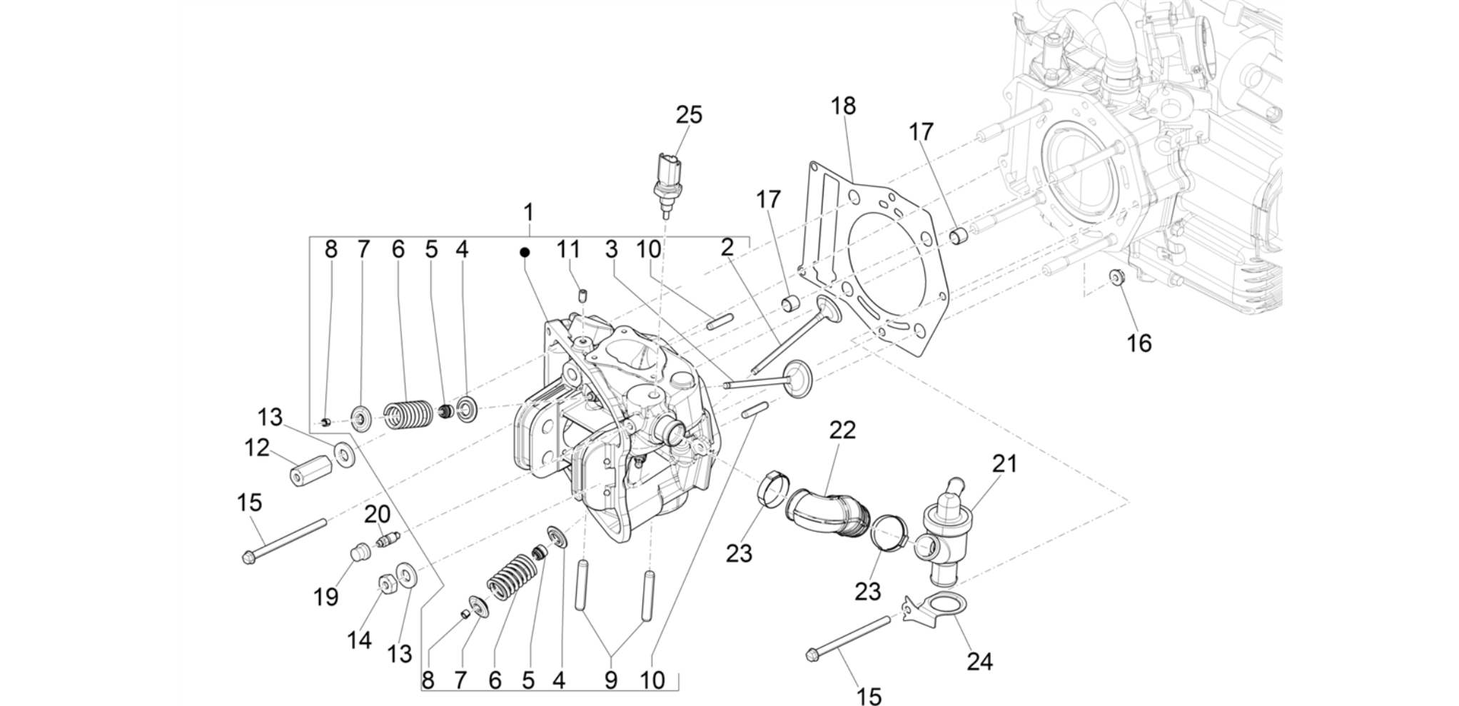 Head unit - Valve