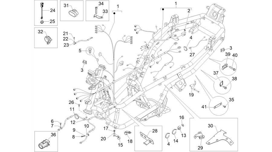 Main cable harness