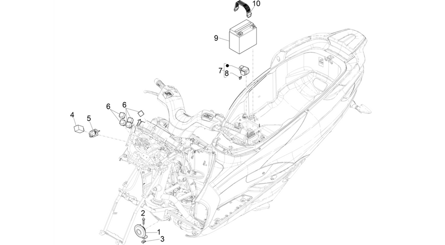 Remote control switches - Battery - Horn