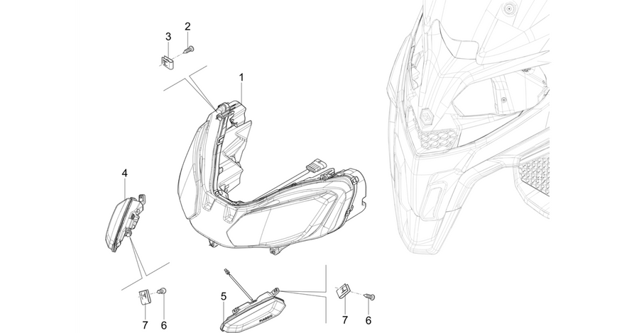 Front headlamps - Turn signal lamps