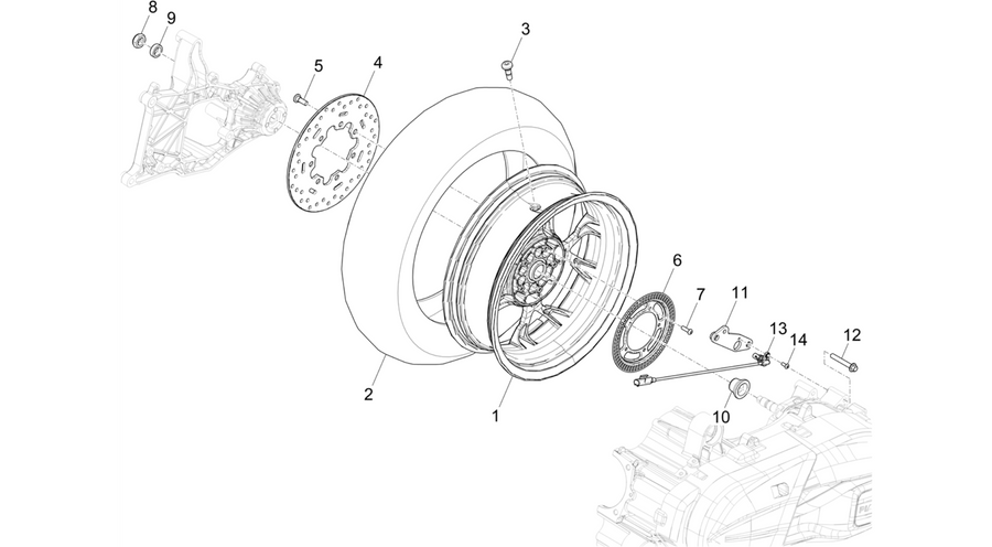 Rear wheel