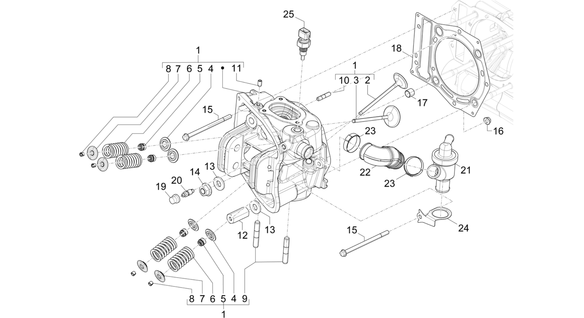 Head unit - Valve