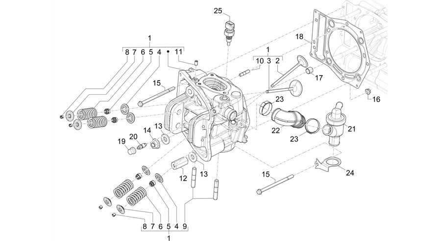 Head unit - Valve