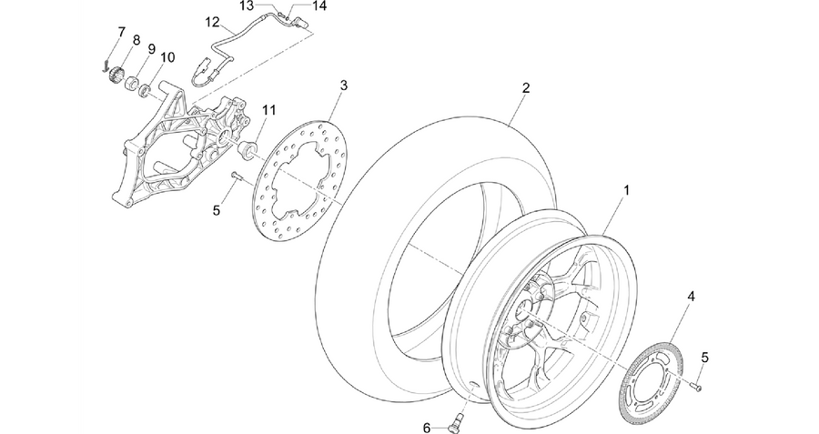 Rear wheel