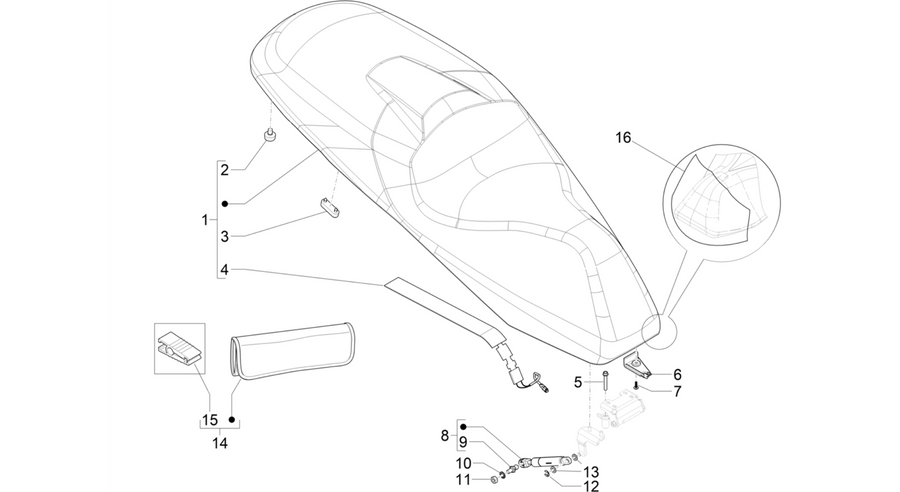 Saddle/seats