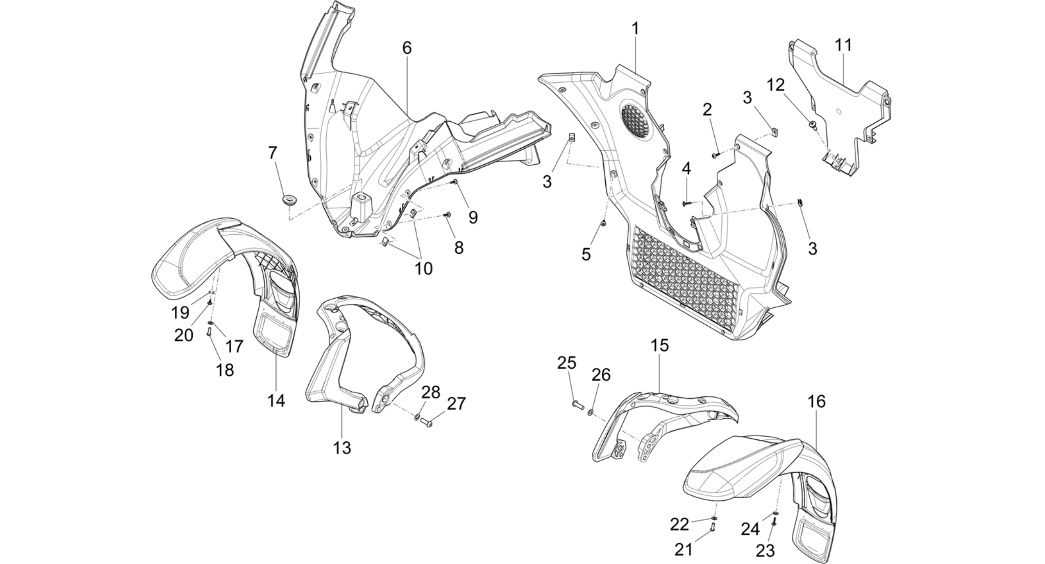Wheel huosing - Mudguard