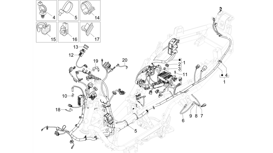 Main cable harness